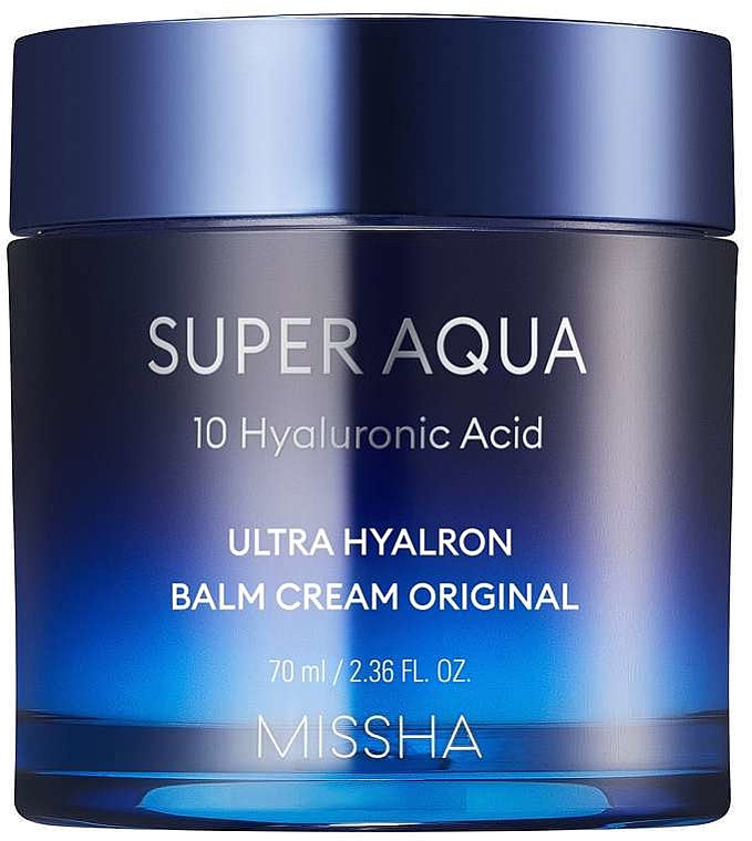 Nawilżający krem-balsam do twarzy - Missha Super Aqua Ultra Hyalron Balm Cream Original — Zdjęcie N1
