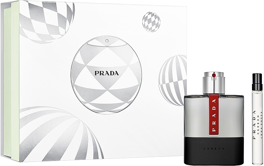 Prada Luna Rossa Carbon - Zestaw (edt/100ml + edt/10ml) — Zdjęcie N1