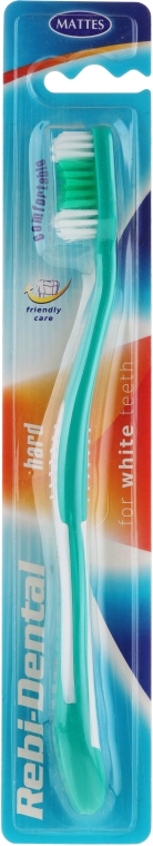 Szczoteczka do zębów Rebi-Dental M43, twarda, zielona - Mattes — Zdjęcie N1