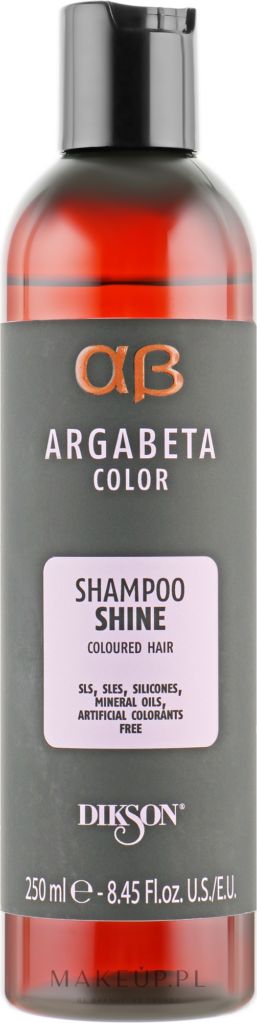 Szampon nabłyszczający do włosów farbowanych - Dikson Argabeta Shine Shampoo — Zdjęcie 250 ml