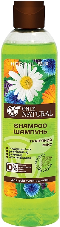 Ziołowy szampon do włosów - Only Natural — Zdjęcie N1