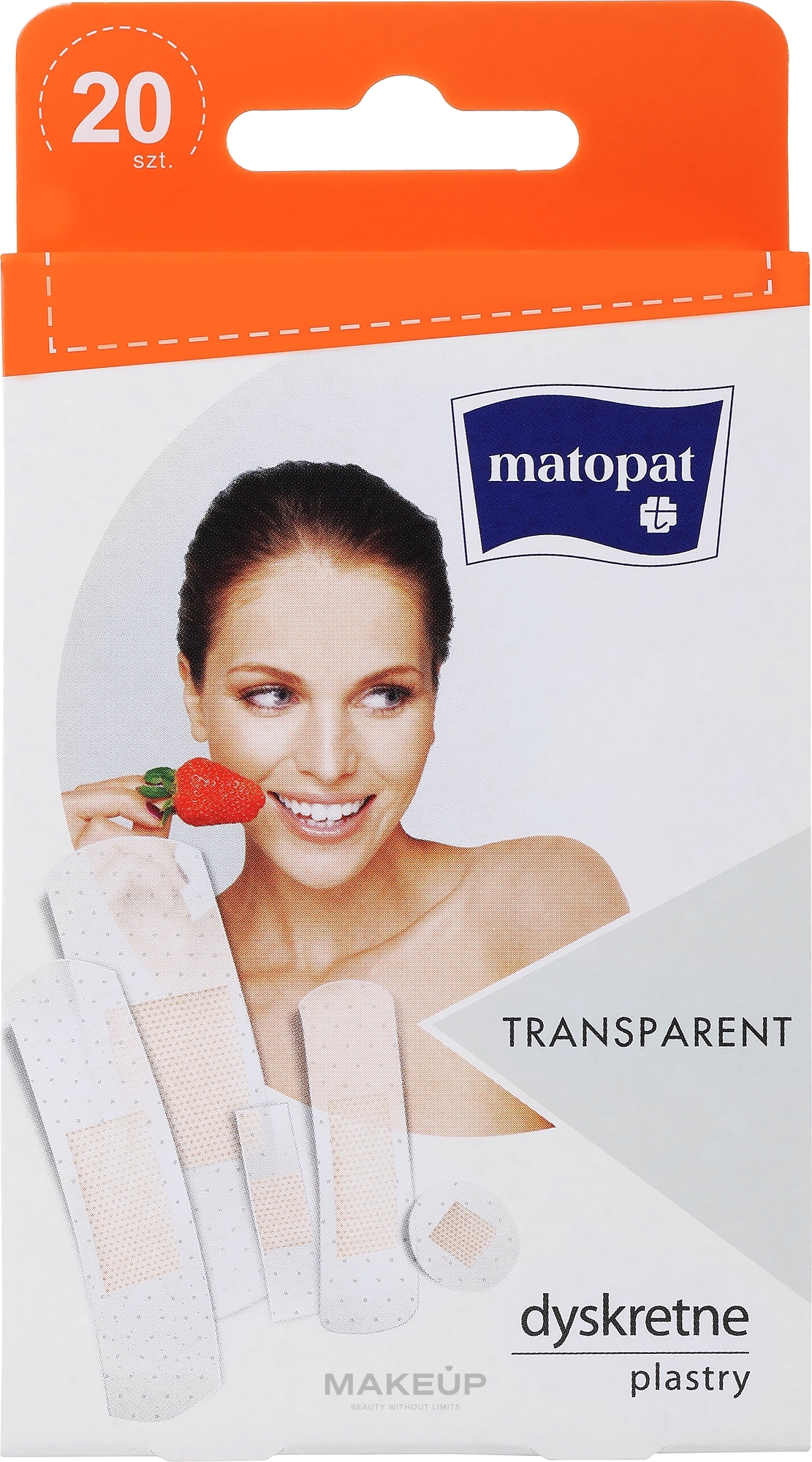 Plaster medyczny Matopat Transparent - Matopat — Zdjęcie 20 szt.