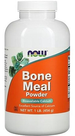 Naturalny suplement wspomagający kości, w proszku - Now Foods Bone Meal — Zdjęcie N1