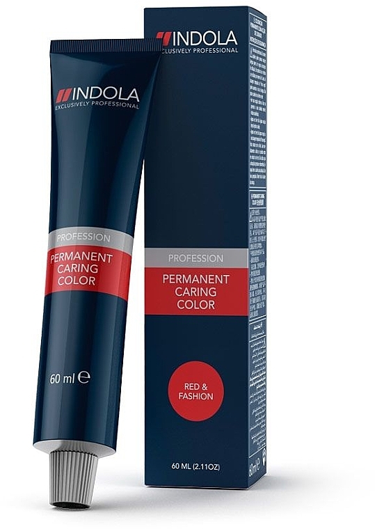 PRZECENA! Krem koloryzujący do włosów z amoniakiem - Indola Permanent Caring Color * — Zdjęcie N1