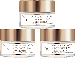 Kup Zestaw - Eclat Skin London Hyaluronic Acid & Collagen Day Moisturiser (f/cream/3x50ml)