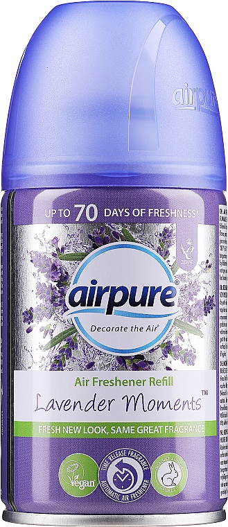 Odświeżacz powietrza w sprayu Lawenda - Airpure Air-O-Matic Refill Lavender Moments — Zdjęcie N1