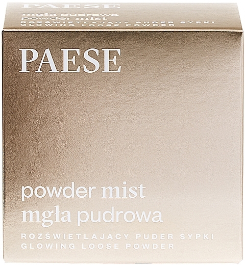 Sypki puder rozświetlający do twarzy - Paese Mist Powder — Zdjęcie N3
