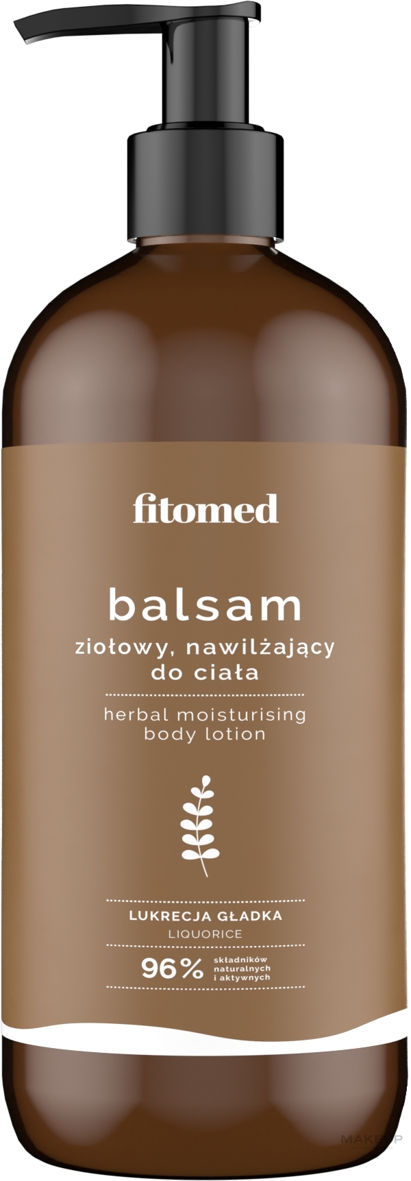 Balsam ziołowy do ciała Lukrecja gładka - Fitomed Polskie zioła — Zdjęcie 500 ml