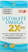 Suplement diety dla nastolatków Omega 2x o smaku truskawkowym - Nordic Naturals Ultimate Omega 2X Teen — Zdjęcie N2