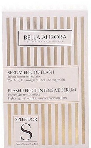Przeciwzmarszczkowe serum do twarzy - Bella Aurora Splendor Serum Flash Effect — Zdjęcie N2