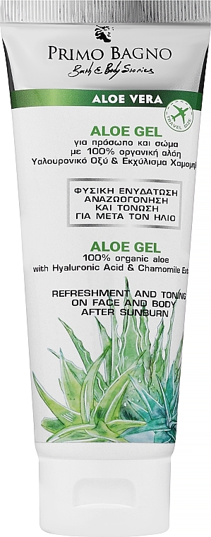 Organiczny 100% żel do twarzy i ciała z aloesem - Primo Bagno Aloe Vera Gel — Zdjęcie N1