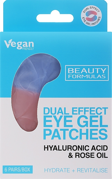 Plastry pod oczy - Beauty Formulas Dual Effect Eye Gel Patches — Zdjęcie N1