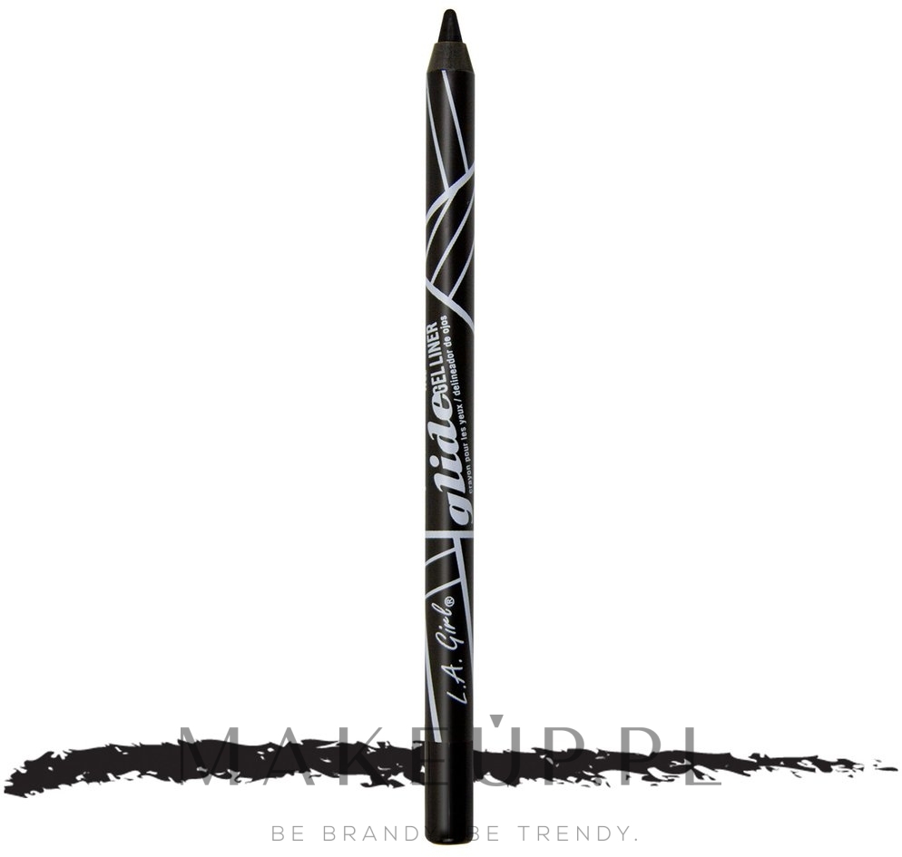 Kredka do oczu z efektem żelu - L.A. Girl Glide Gel Liner — Zdjęcie GP351 - Very Black