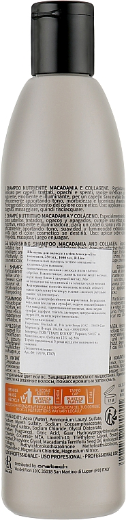 Szampon do włosów z olejkiem makadamia i kolagenem - RR Line Macadamia Star — Zdjęcie N4