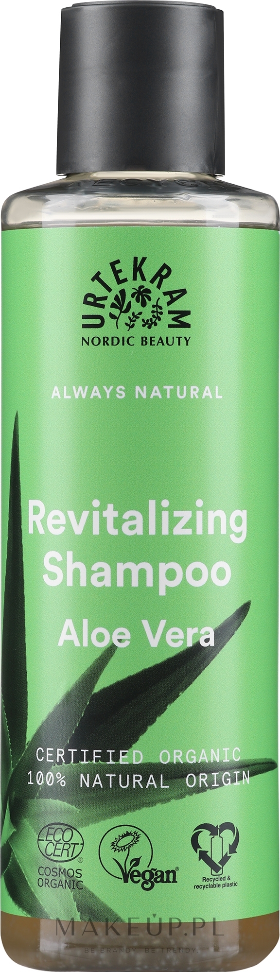Organiczny szampon do włosów normalnych Aloes - Urtekram Aloe Vera Shampoo Normal Hair — Zdjęcie 250 ml