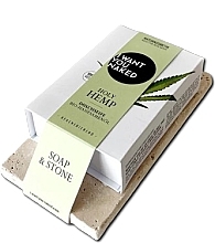 Zestaw Soap Stone - I Want You Naked Set Holy Hemp (soap/100g + soap/holder) — Zdjęcie N1