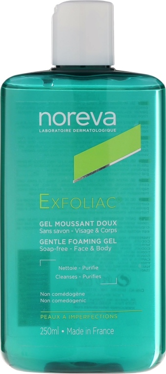 Łagodny żel oczyszczający do twarzy - Noreva Laboratoires Exfoliac Gentle Foaming Gel