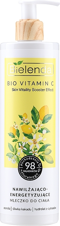 Nawilżająco-ujędrniające mleczko do ciała - Bielenda Bio Vitamin C