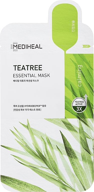 Kojąca maseczka na tkaninie - Mediheal Teatree Care Solution Essential Mask Ex