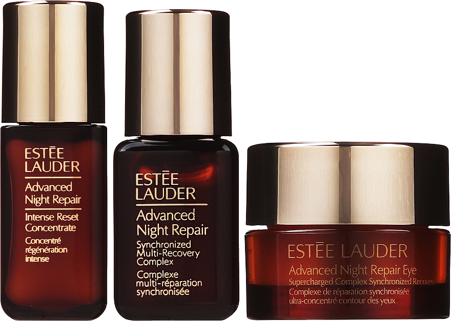 PREZENT! Zestaw - Estee Lauder Advanced Night Repair (ser 7 ml + eye/cr 5 ml + concentrate 5 ml + bag) — Zdjęcie N2