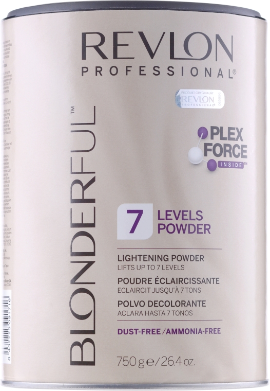 Puder rozjaśniający włosy o 7 poziomów - Revlon Professional Blonderful 7 Levels Lightening Powder — Zdjęcie N1