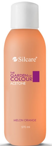 Zmywacz do lakieru hybrydowego - Silcare The Garden Of Colour Melon Orange — Zdjęcie N4