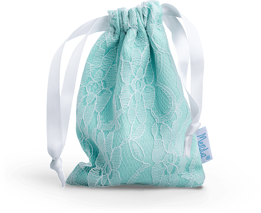 Uniwersalny kubeczek menstruacyjny XL, biały - Merula Cup XL Ice — Zdjęcie N2