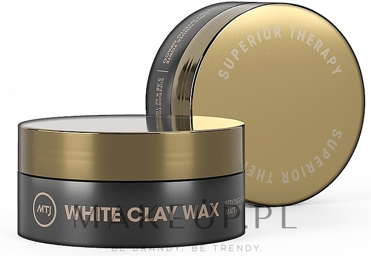 Matowy wosk do włosów, mocno utrwalający - MTJ Cosmetics Superior Therapy White Clay Wax — Zdjęcie 100 ml