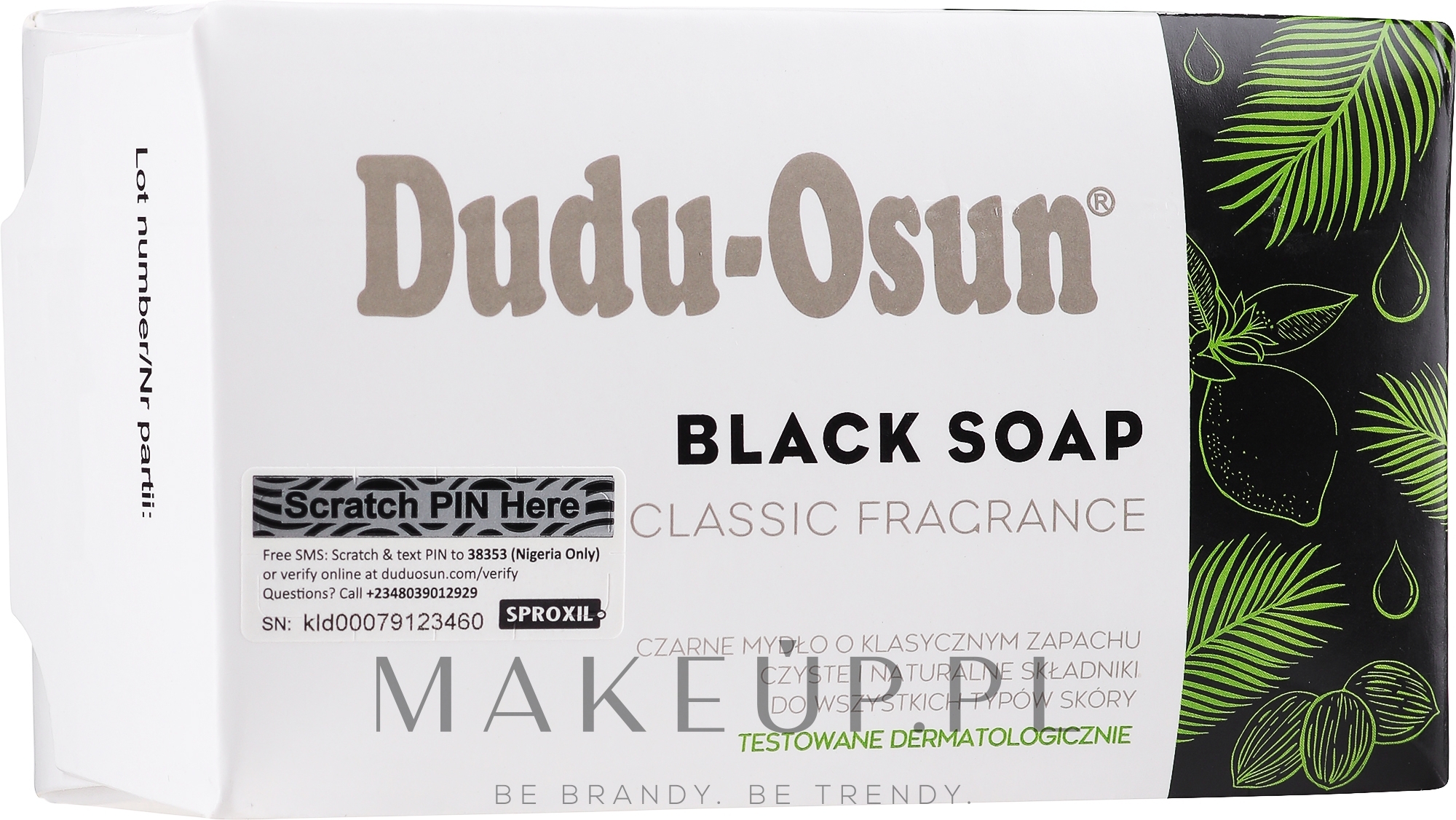 Czarne mydło w kostce - Tropical Naturals Dudu-Osun Black Soap — Zdjęcie 150 g