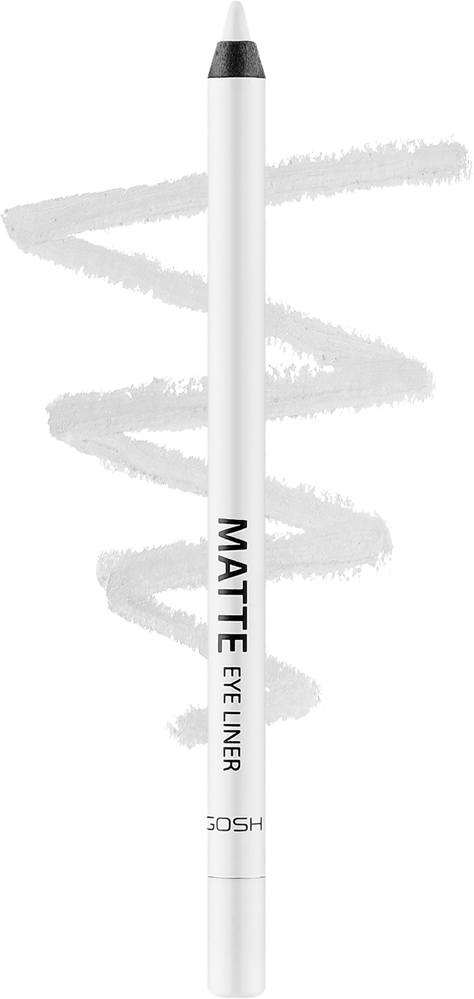 Matowa kredka do oczu - Gosh Copenhagen Matte Eye Liner — Zdjęcie 001 - Dover White