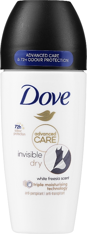 Antyperspirant-dezodorant w kulce - Dove Invisible Dry — Zdjęcie N2