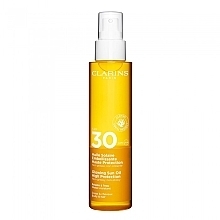 Kup Olejek do ciała z filtrem przeciwsłonecznym - Clarins Glowing Sun Oil High Protection SPF 30