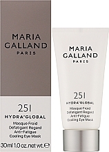 Chłodząca maska pod oczy - Maria Galland Paris 251 Hydra Global Anti-Fatigue Cooling Eye Mask — Zdjęcie N2