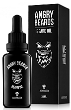 Olejek do brody - Angry Beards Jack Saloon Beard Oil — Zdjęcie N1