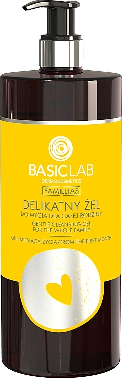 Delikatny żel do mycia ciała dla całej rodziny - BasicLab Dermocosmetics Famillias — Zdjęcie N2