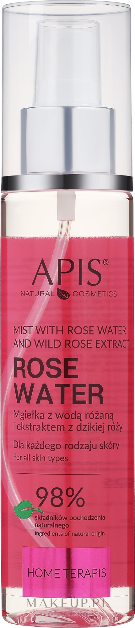 Mgiełka z wodą różaną i ekstraktem z dzikiej róży - APIS Professional Home TerApis — Zdjęcie 150 ml