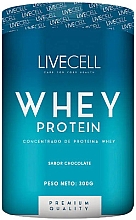 Kup Suplement diety Koncentrat białka serwatkowego z czekoladą - Livecell Whey Concentrate Protein Chocolate