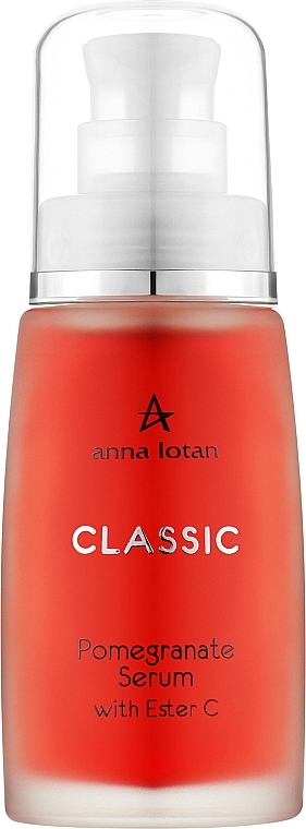 Królewskie serum do twarzy z ekstraktem z granatu i estrem witaminy C - Anna Lotan Classic Pomegranate Serum With Ester — Zdjęcie N1