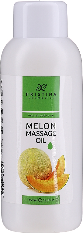 Melonowy olejek do masażu - Hristina Cosmetics Melon Massage Oil — Zdjęcie N1