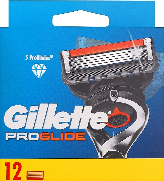 Wymienne wkłady do golenia, 12 szt. - Gillette Fusion ProGlide — Zdjęcie N1