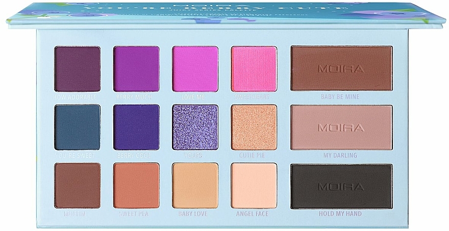 Paleta cieni do powiek - Moira You're Berry Cute Pressed Pigments Palette — Zdjęcie N1