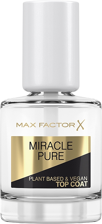 Szybkoschnący top coat - Max Factor Miracle Pure Top Coat — Zdjęcie N1