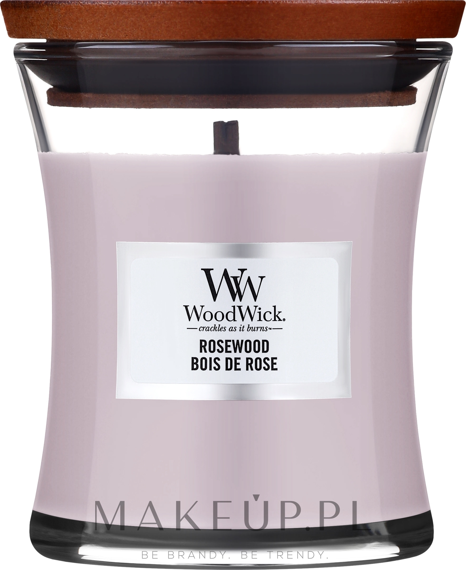 Świeca zapachowa w szkle - WoodWick Hourglass Candle Rosewood — Zdjęcie 275 g