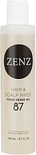 Kup Płukanka do włosów i skóry głowy - Zenz Organic No. 87 Hair & Scalp Rinse