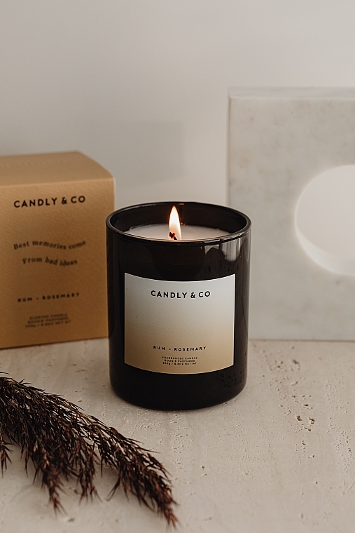 Świeca zapachowa - Candly & Co No.2 Candle Rum Rozmaryn — Zdjęcie N3