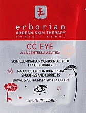 Krem pod oczy - Erborian CC Eye Radiance Contour Cream SPF 20 (próbka) — Zdjęcie N1