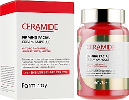 Krem ampułka ujędrniająca do twarzy z ceramidami - FarmStay Ceramide Firming Facial Cream Ampoule — Zdjęcie N2