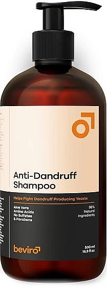 Przeciwłupieżowy szampon do włosów dla mężczyzn - Beviro Anti-Dandruff Shampoo — Zdjęcie N2