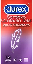 Prezerwatywy, 12 szt - Durex Sensitive Total Contact — Zdjęcie N1