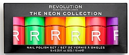 Zestaw - Makeup Revolution The Neon Collection (nail/6x10ml) — Zdjęcie N1